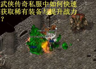 武侠传奇私服中如何快速获取稀有装备与提升战力？