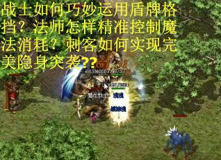 战士如何巧妙运用盾牌格挡?法师怎样精准控制魔法消耗?刺客如何实现完美隐身突袭?? 战士如何巧妙运用盾牌格挡?法师怎样精准控制魔法消耗?刺客如何实现完美隐身突袭??