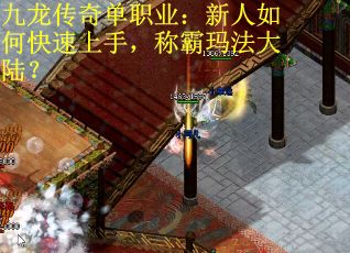 九龙传奇单职业：新人如何快速上手，称霸玛法大陆？