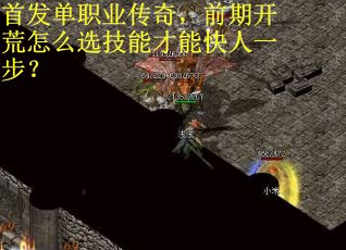 首发单职业传奇，前期开荒怎么选技能才能快人一步？