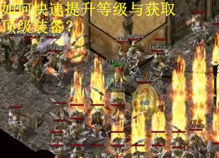 如何快速提升等级与获取顶级装备？
