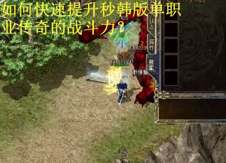 如何快速提升秒韩版单职业传奇的战斗力? 如何快速提升秒韩版单职业传奇的战斗力?