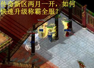 传奇新区两月一开，如何快速升级称霸全服？